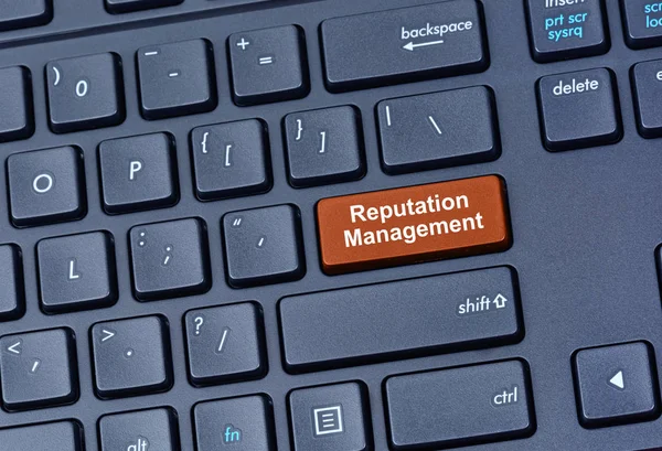 Reputation Management Wörter auf der Tastatur — Stockfoto