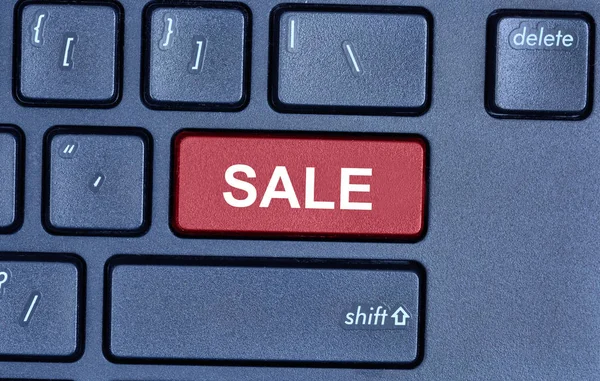 Sale word on computer keyboard — Stock Photo, Image