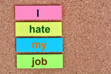 Notlar benim iş kelimeleri nefret ediyorum