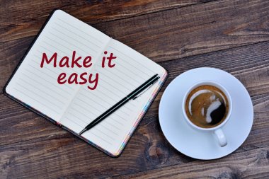 Kelime defter üzerinde kolay yapmak