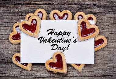 Sevgililer günün kutlu olsun! Kağıt üzerinde metin