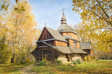 Geleneksel Ukrayna ahşap kilise Ulusal ar Müzesi'nde