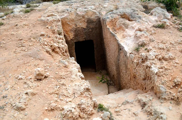 The oldest rocky tombs of Makronisos are located in the west of Ayia Napa,  island Cyprus