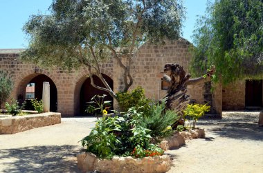 Ayia Napa Monastery on the island of Cyprus. Historic buildings of Cyprus. Architecture