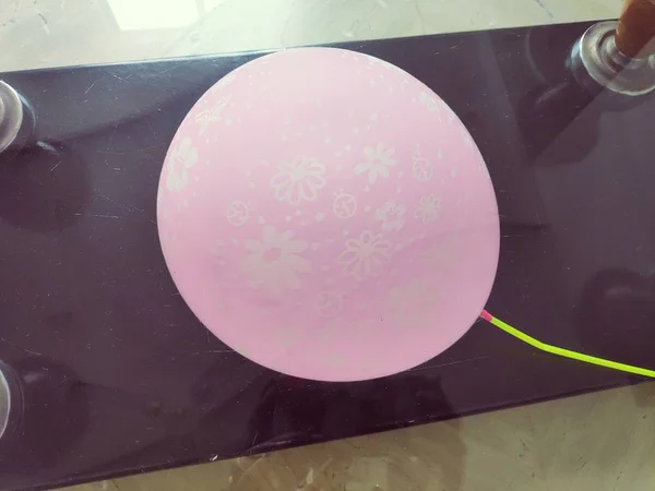 Globo Rosa Elemento Diseño Para Fiestas Eventos Enfoque Globo — Foto de Stock