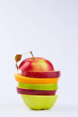 kesim, dilimlenmiş meyve yığını