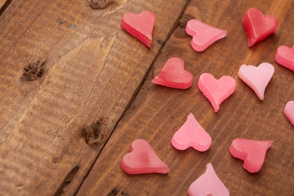 Декоративний віск Валентинні серця — стокове фото