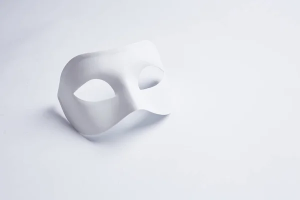 White venetian mask — Stock Photo, Image