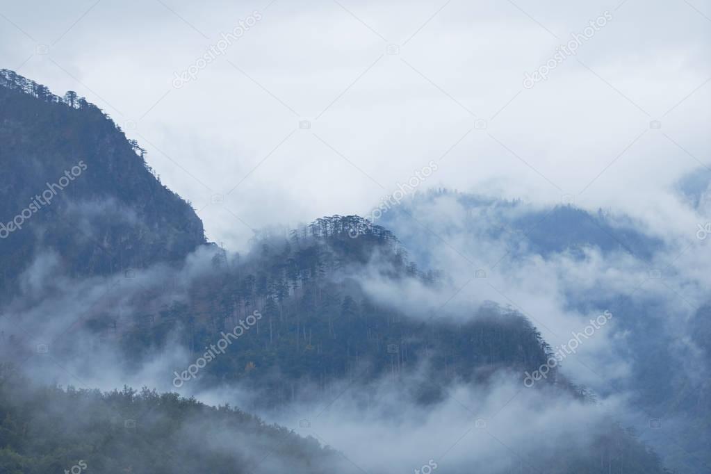 mountain scenery in Montenegro