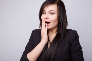 genç kadın hoş bir sürpriz