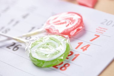 Sevgililer günü için Stick şeker 