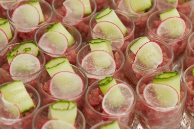 turp ve salatalık ile 