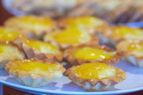 Delicious tartlet with jam — Stock Photo, Image