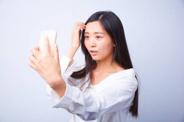 kadın kendini fotoğraf arşivi