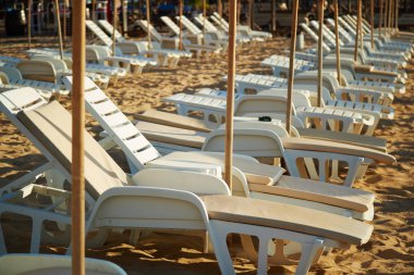 Sahilde gün doğumu