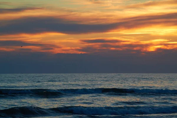 Sunset over Baltic sea — Stock Photo, Image