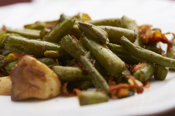 Haricots verts cuits — Photo
