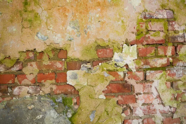 Старый Кирпичный Фон Стены Закрыть — стоковое фото