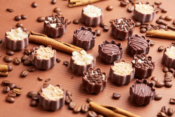 Deliciosos dulces de chocolate — Foto de Stock