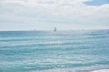 Barcelona'da deniz plaj