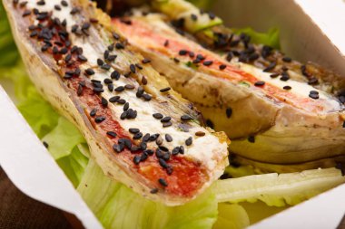 sebze ile peynir rulo