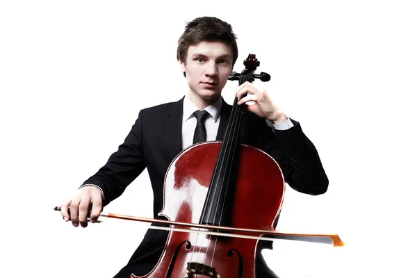 Man spelar cello — Stockfoto