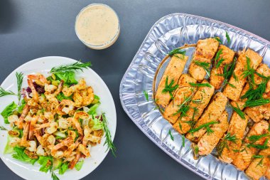 pişmiş somon gurme 