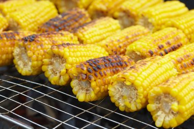lezzetli mısır ızgara 