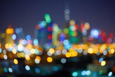 şehir ışıkları gece