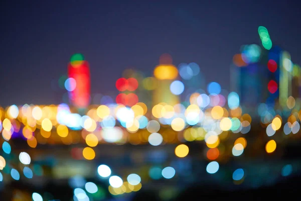 Nuit lumières de ville — Photo