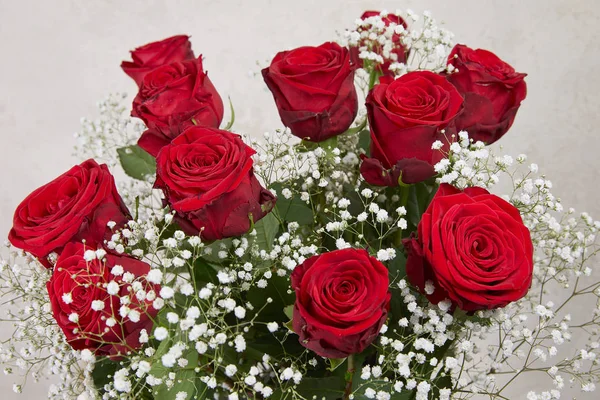 Bellissimo Bouquet Rose Rosse — Foto Stock