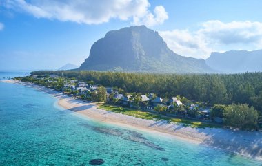 Güzel tropikal plaj. Doğa, seyahat 