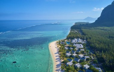 Güzel tropikal plaj. Doğa, seyahat 