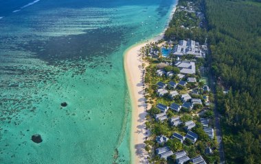 Güzel tropikal plaj. Doğa, seyahat 