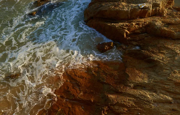 Волны Берегу Моря — стоковое фото
