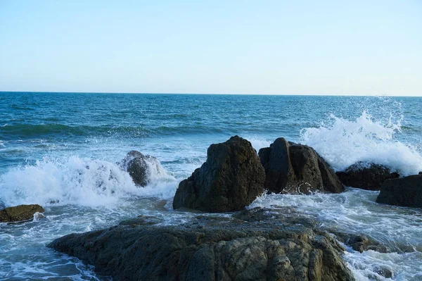 Olas Vista Playa —  Fotos de Stock