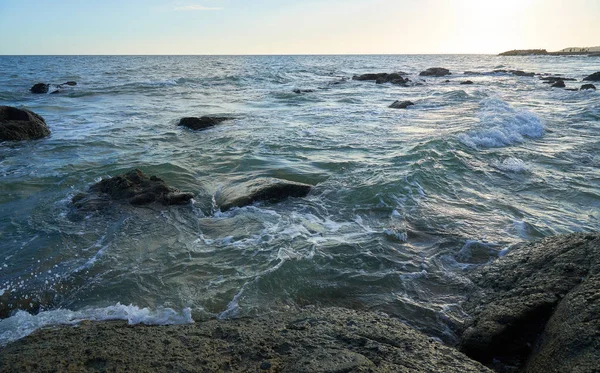 Olas Vista Playa —  Fotos de Stock