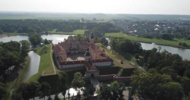 Vilnius, Litvanya 'nın havadan görünüşü