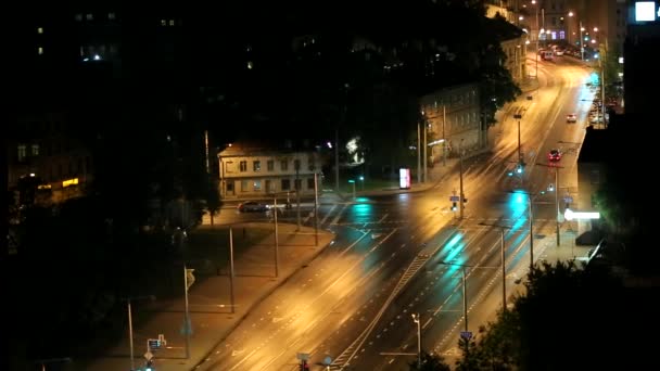 불빛으로 도시의 — 비디오