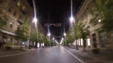 Şehir yollarının hızlı görüntüsü