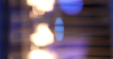 Renkli parlak ışıklar, Noel soyut arka plan konsepti