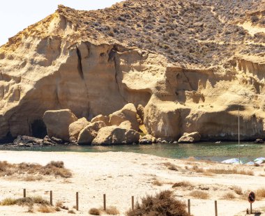 Aguilas, Akdeniz kıyısındaki Akdeniz kıyısındaki dört koyun koruma altındaki parkı, İspanya 'da bir turizm merkezi olan 