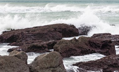 Biarritz, Fransa: Atlantik Okyanusu 'ndaki Biscay Körfezi' ndeki Picturesque kasabası. İspanyol sınırına yakın, balzamik havasıyla ünlü Aquitaine turizm beldesi.