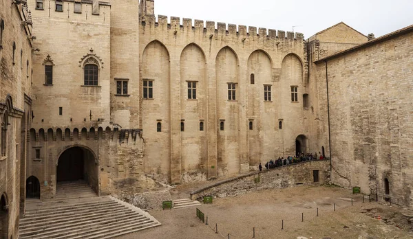 Avignon Der Provence Region Frankreich Befestigte Stadtresidenz Der Päpste Jahrhundert — Stockfoto