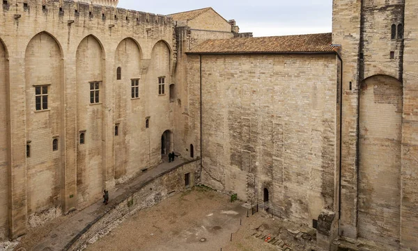 Avignon Der Provence Region Frankreich Befestigte Stadtresidenz Der Päpste Jahrhundert — Stockfoto