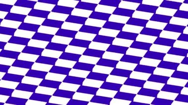 Sola döndükçe renk değiştiren, renkli desenli çizimler ve şekillerden oluşan grafiksel desen, 16: 9 video biçiminde.