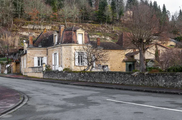 Trip Dordogne Prigord Region Aquitaine France Medieval Villages Emilion Limeuil — Stockfoto