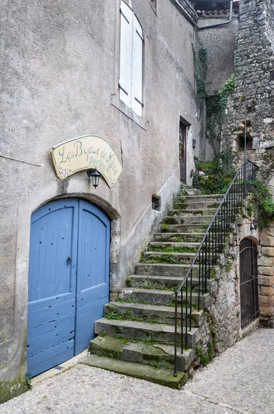 Limeuil Franciaországi Aquitaine Dordogne Prigord Régiójában Középkori Falu Tipikus Házak — Stock Fotó