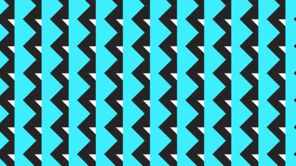 Graphic Video Pattern Moves Lower Right Zoom Composed Designs Shapes — Stock Video