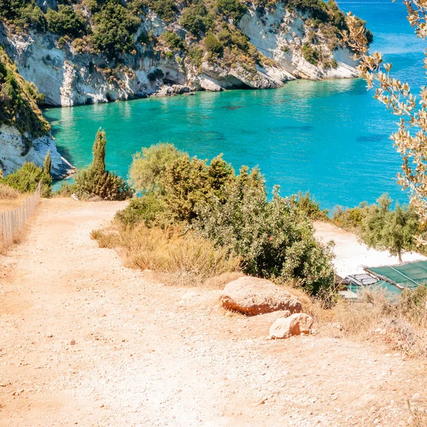 Zakynthos Island Greece Pearl Mediterranean Beaches Coasts Suitable Unforgettable Sea — Stock Photo, Image